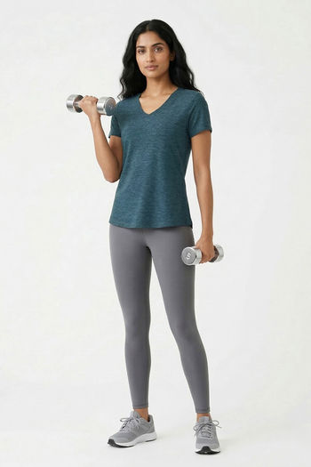 Zelocity Quick Dry Relaxed Top - Green Blue — image 5